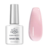 Function Gel Polish 10ml Gel Nail Polish BORN PRETTY Fiber Rubber Base Gel FB04 Light Pink 