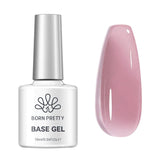 Function Gel Polish 10ml Gel Nail Polish BORN PRETTY Fiber Rubber Base Gel FB05 Purplish Pink 