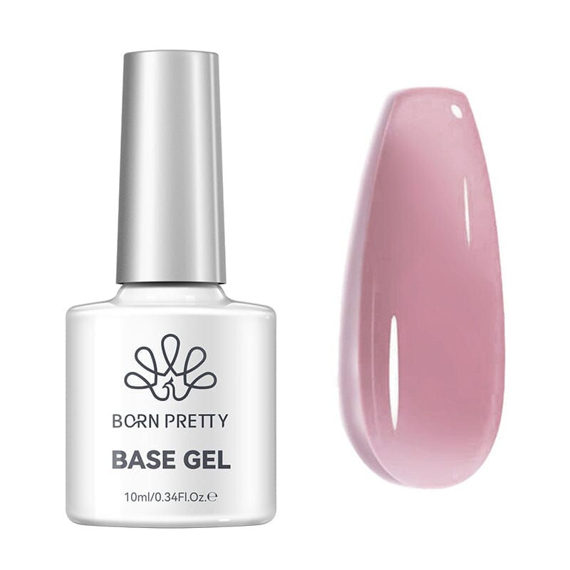 Function Gel Polish 10ml Gel Nail Polish BORN PRETTY Fiber Rubber Base Gel FB05 Purplish Pink 