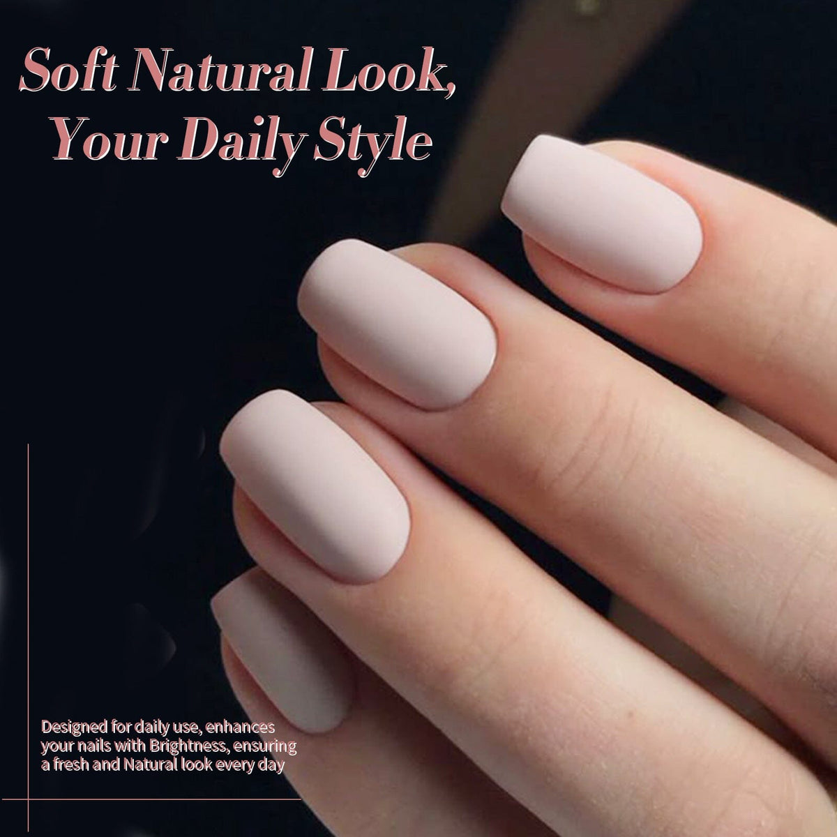 6 Colors Gel Polish Set S04 Clouded Rose 7ml Gel Nail Polish BORN PRETTY 