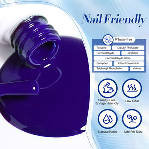 6 Colors Gel Set S07 Blue Horizon 7ml Gel Nail Polish BORN PRETTY 