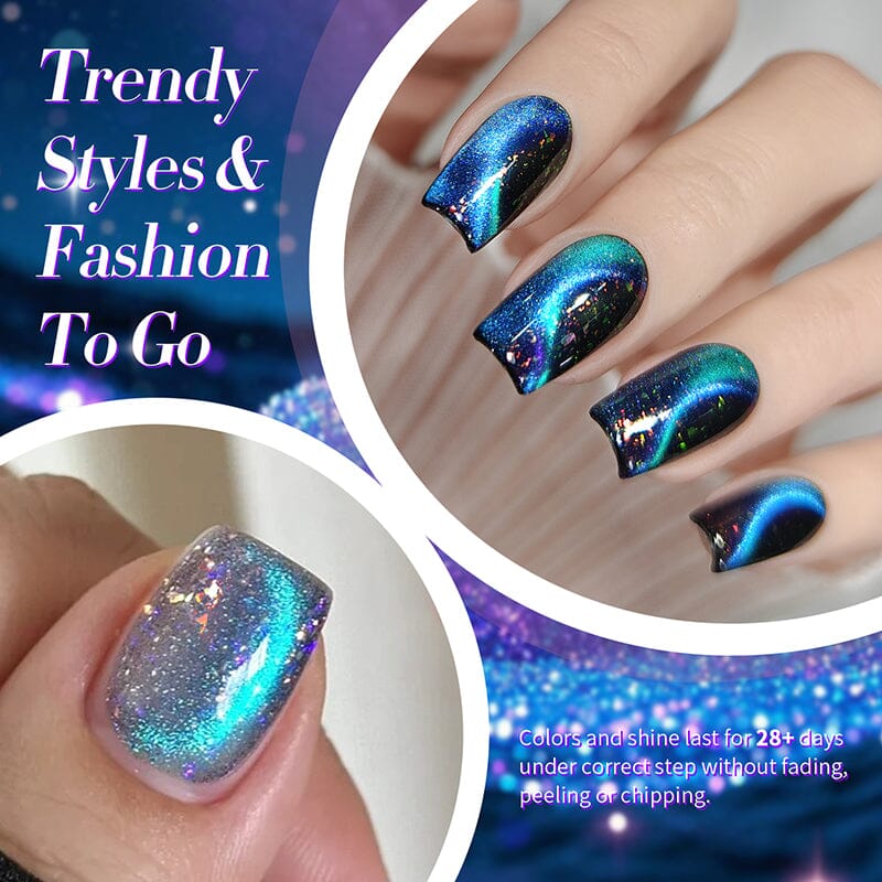 Cat Magnetic Gel Polish MY35 Starry Sky 10ml Gel Nail Polish BORN PRETTY 
