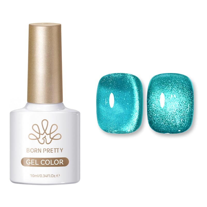 Crystal Cat Magnetic Gel MY36 Melbourne 10ml Gel Nail Polish BORN PRETTY 