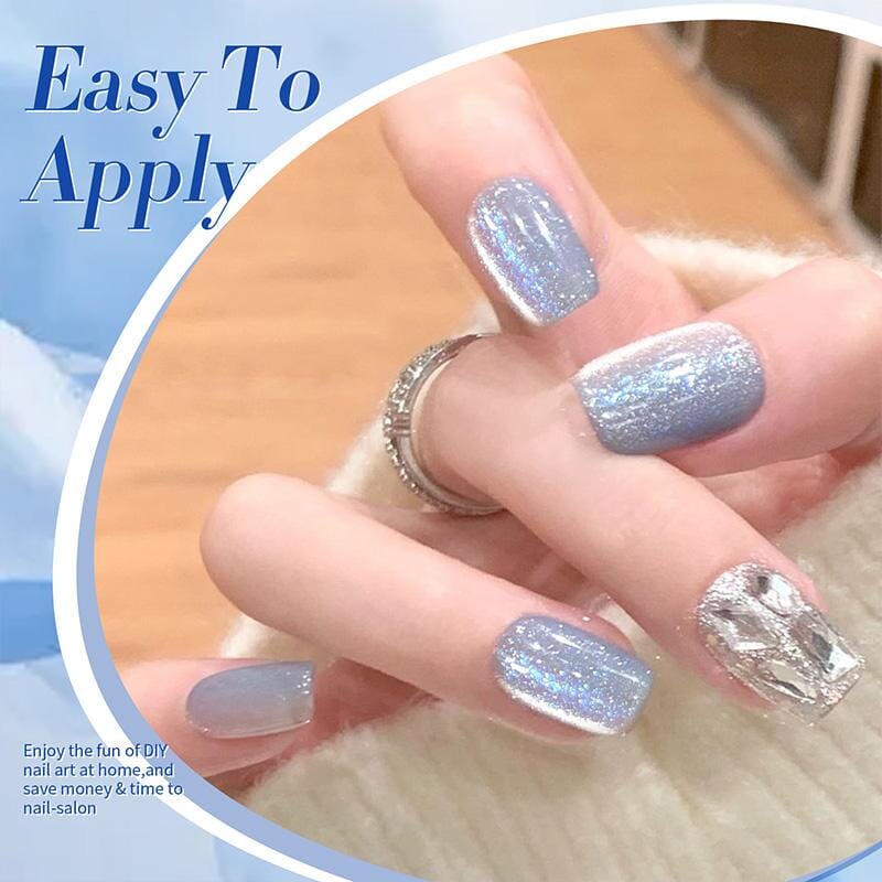 Crystal Cat Magnetic Gel MY37 Glacier 10ml Gel Nail Polish BORN PRETTY 