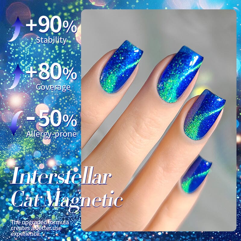 Cat Magnetic Gel Polish MY44 Interstellar 10ml Gel Nail Polish BORN PRETTY 