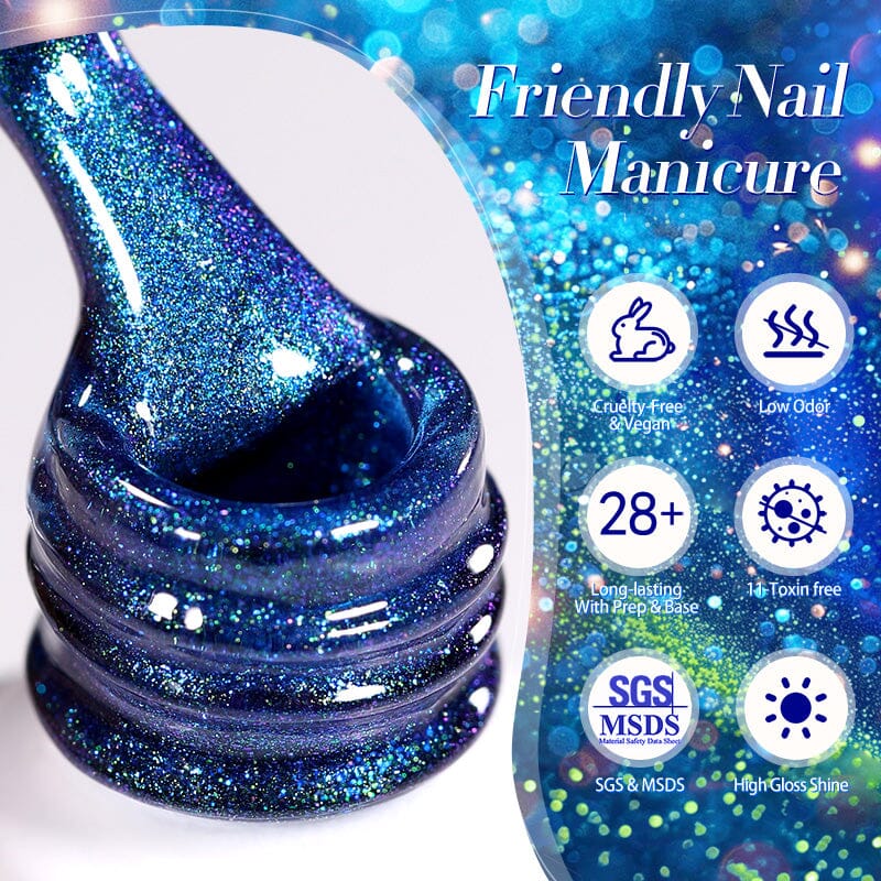Cat Magnetic Gel Polish MY44 Interstellar 10ml Gel Nail Polish BORN PRETTY 