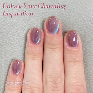 Pink Cat Magnetic Gel Polish MY46 Hyacinth 15ml Gel Nail Polish BORN PRETTY 