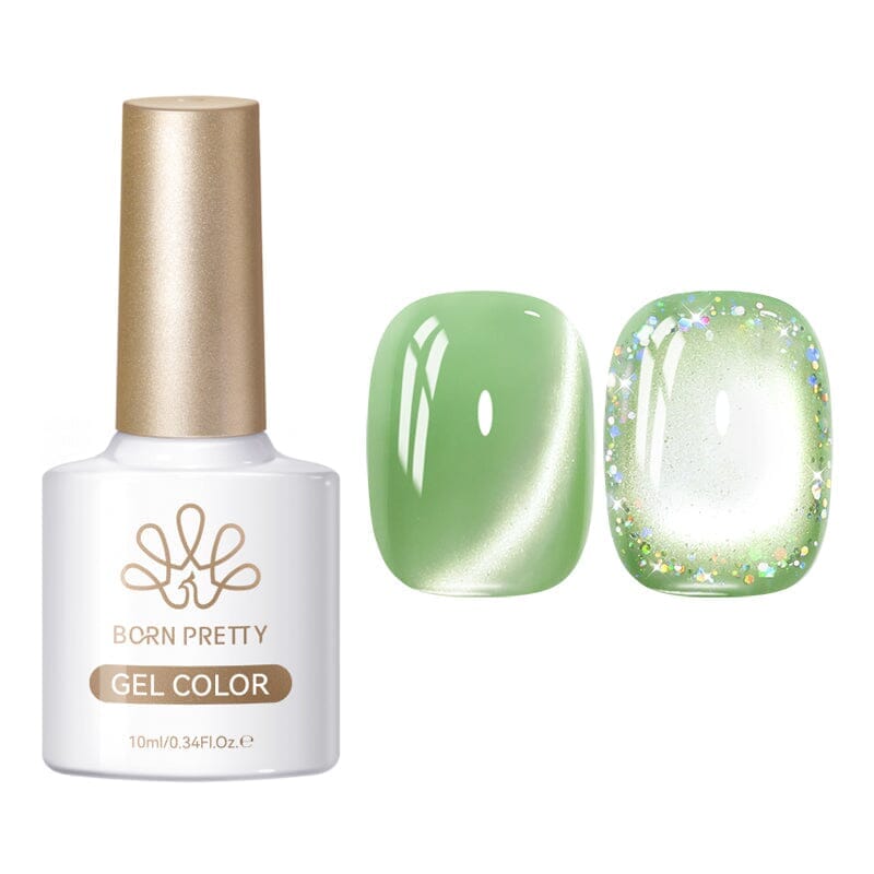 Glass Cat Magnetic Gel MY54 Freedom Land 10ml Gel Nail Polish BORN PRETTY 