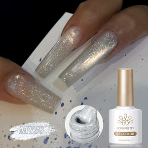 Glitter Cat Magnetic Gel MY58 Mambo Ice 10ml Gel Nail Polish BORN PRETTY 