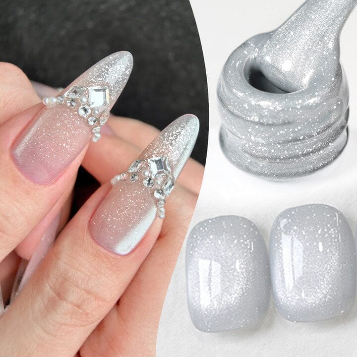 Glitter Cat Magnetic Gel Mambo Ice 10ml Gel Nail Polish BORN PRETTY 