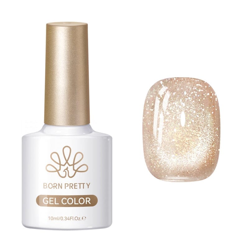 Glitter Cat Magnetic Gel MY59 Mambo Ice 10ml Gel Nail Polish BORN PRETTY 