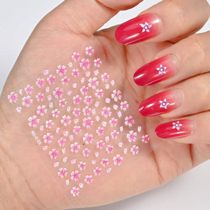 30pcs Flowers 3D Nail Stickers NLS003 Nail Art No Brand 