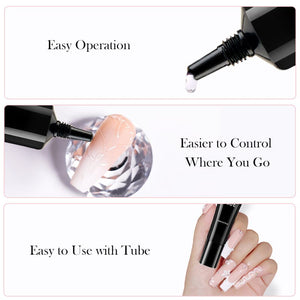 4 In 1 Rhinestone Glue 15ml Gel Nail Polish NICOLE DIARY 