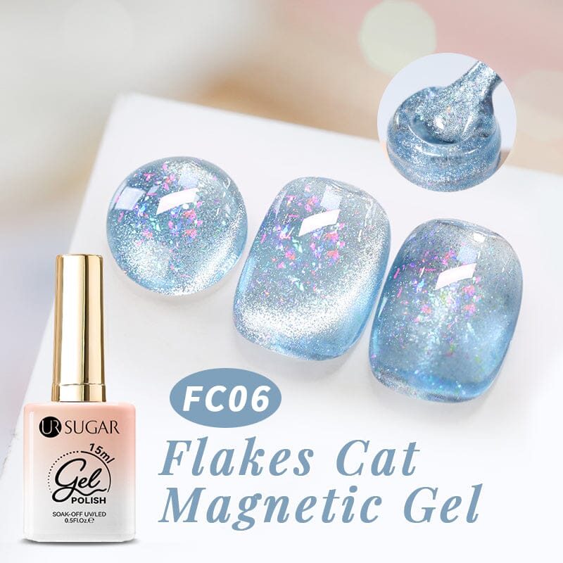 Flakes Cat Magnetic Gel FC06 15ml Gel Nail Polish UR SUGAR 