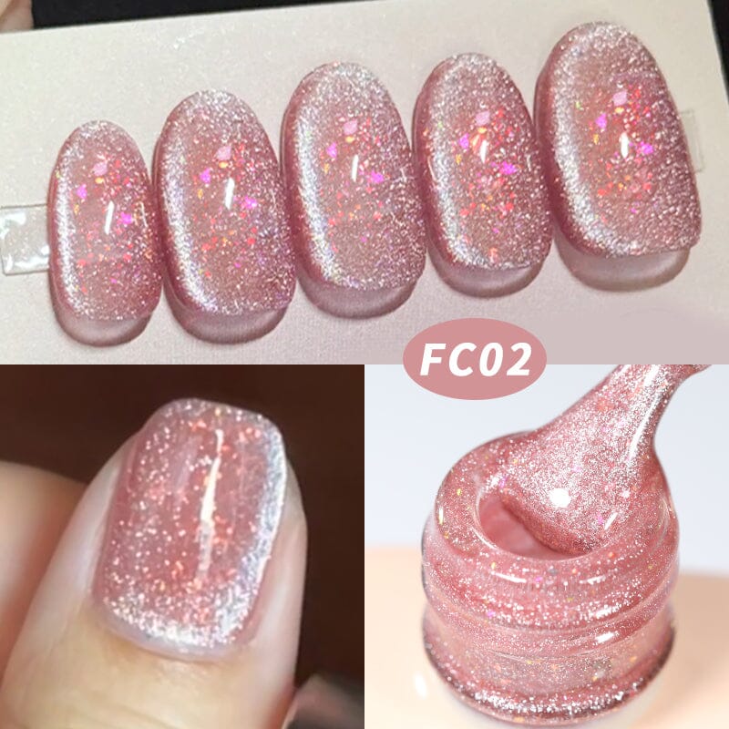 Flakes Cat Magnetic Gel FC06 15ml Gel Nail Polish UR SUGAR 