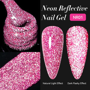 Neon Reflective Gel NR01 7ml Gel Nail Polish LILYCUTE 