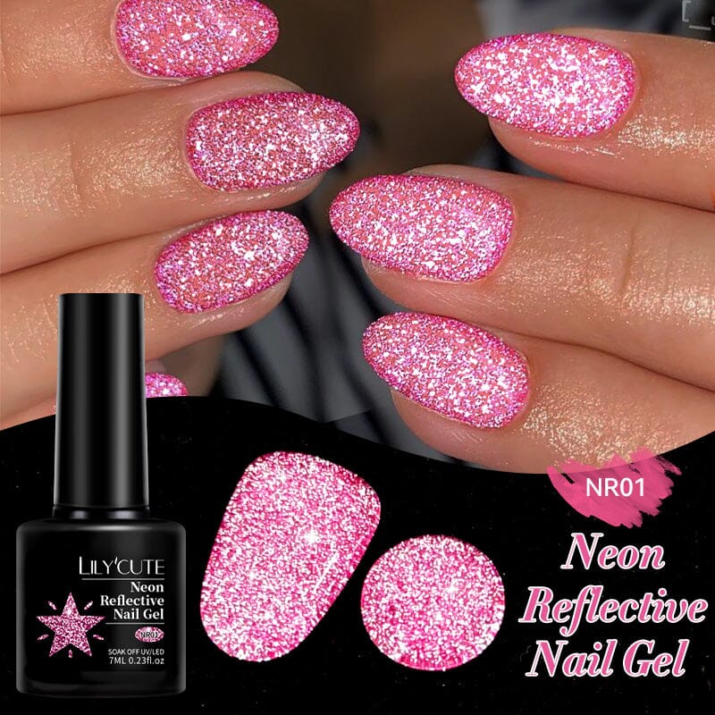 Neon Reflective Gel NR01 7ml Gel Nail Polish LILYCUTE 