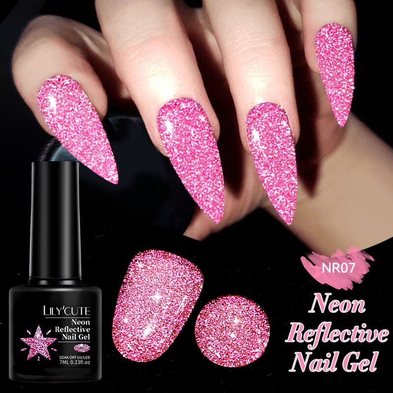 Neon Reflective Gel NR07 7ml Gel Nail Polish LILYCUTE 