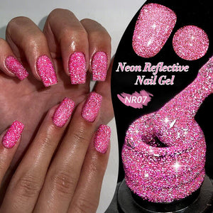 Neon Reflective Gel NR04 7ml Gel Nail Polish LILYCUTE 