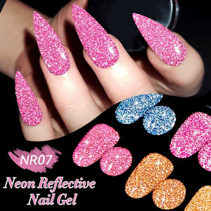 Neon Reflective Gel NR09 7ml Gel Nail Polish LILYCUTE 