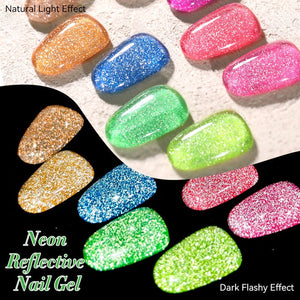 Neon Reflective Gel NR02 7ml Gel Nail Polish LILYCUTE 