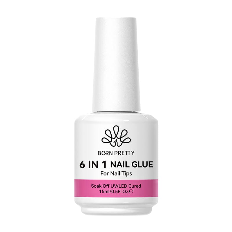 6 in 1 Nail Glue Gel 15ml Gel Nail Polish BORN PRETTY 