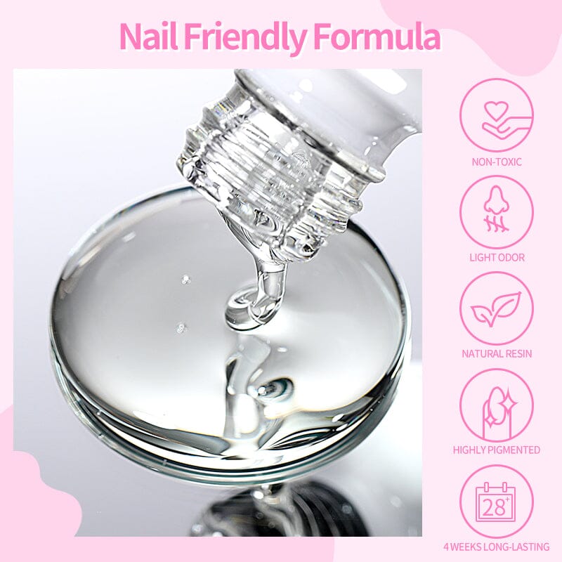 6 in 1 Nail Glue Gel 15ml Gel Nail Polish BORN PRETTY 