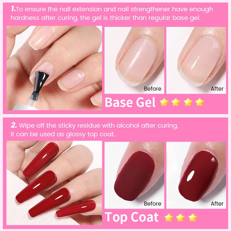 6 in 1 Nail Glue Gel 15ml Gel Nail Polish BORN PRETTY 