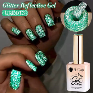 Glitter Reflective Gel URD013 15ml Gel Nail Polish UR SUGAR 