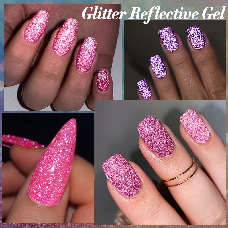 Glitter Reflective Gel URD016 15ml Gel Nail Polish UR SUGAR 