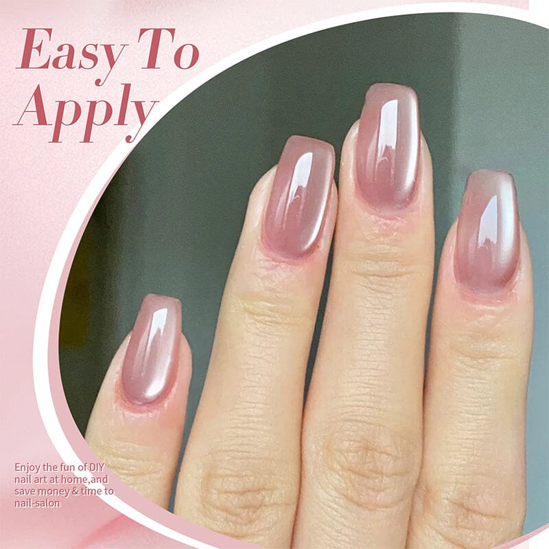 Pink Moonlight Cat Magnetic Gel Polish MY125 Dried Rose 10ml Gel Nail Polish BORN PRETTY 