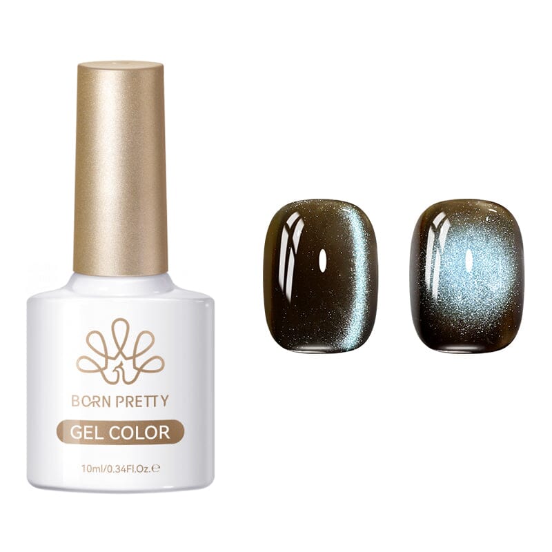 Colored Cat Magnetic Gel MY247 Mint Chocolate 10ml Gel Nail Polish BORN PRETTY 
