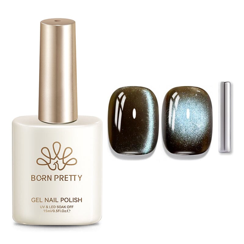 Colored Cat Magnetic Gel MY247 Mint Chocolate 15ml Gel Nail Polish BORN PRETTY 