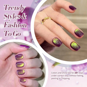 Purple Colored Cat Magnetic Gel Polish MY270 Honey Trap 10ml Gel Nail Polish BORN PRETTY 