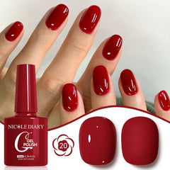Color Gel Polish 10ml Gel Nail Polish NICOLE DIARY 20 