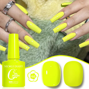 Color Gel Polish 10ml Gel Nail Polish NICOLE DIARY 46 