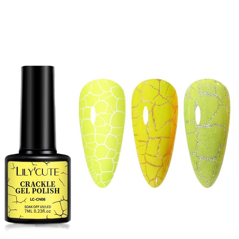 Neon Crackle Gel Polish LC-CN08 7ml Gel Nail Polish LILYCUTE 