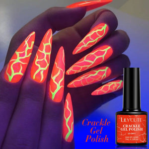 Neon Crackle Gel Polish LC-CN10 7ml Gel Nail Polish LILYCUTE 