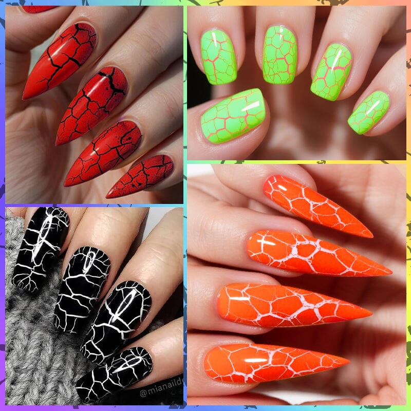 Neon Crackle Gel Polish LC-CN07 7ml Gel Nail Polish LILYCUTE 