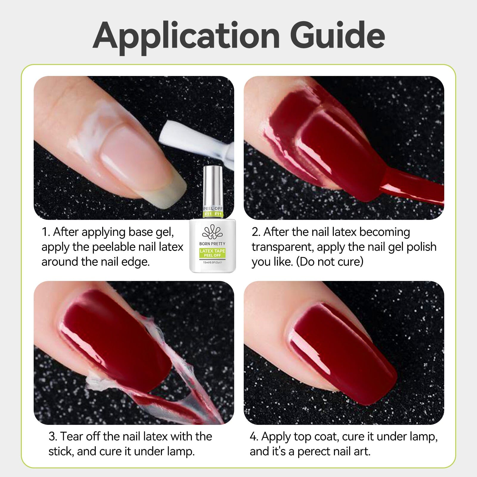 Latex Tape Peel Off 15ml Nail Care BORN PRETTY 