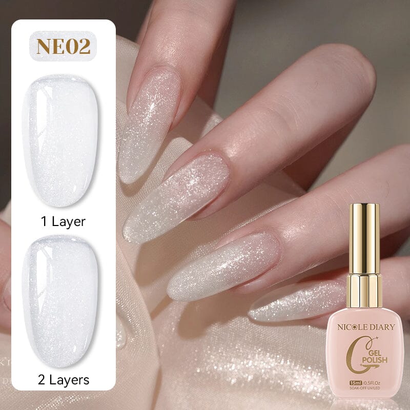 Jelly Gel NE02 15ml Gel Nail Polish NICOLE DIARY 