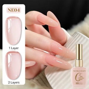 Jelly Gel NE04 15ml Gel Nail Polish NICOLE DIARY 