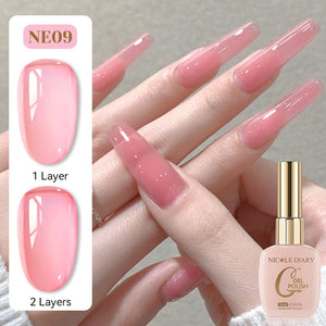 Jelly Gel NE09 15ml Gel Nail Polish NICOLE DIARY 
