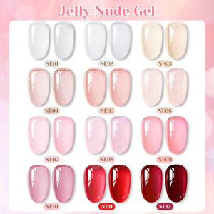 Jelly Gel NE09 15ml Gel Nail Polish NICOLE DIARY 