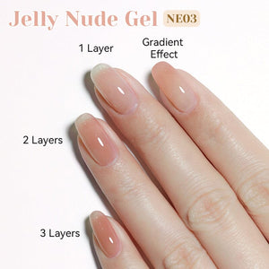 Jelly Gel NE02 15ml Gel Nail Polish NICOLE DIARY 