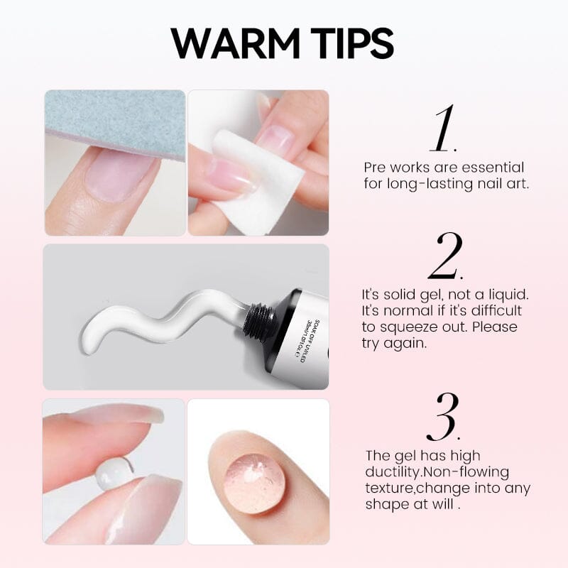 Solid Glue Gel For Nail Tips 30ml Gel Nail Polish UR SUGAR 