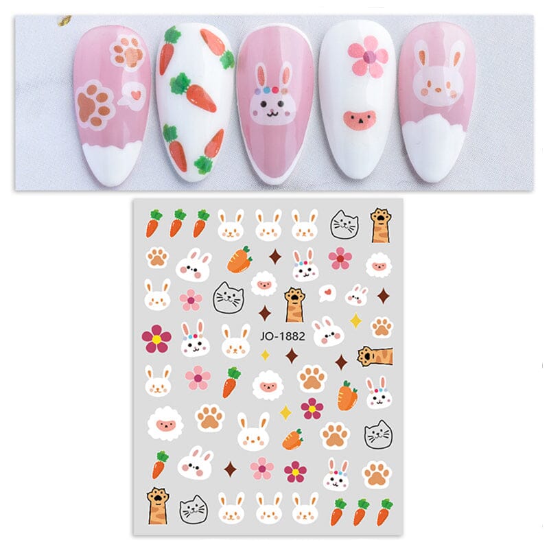 3D Nail Sticker JO-1882 Clearance No Brand 
