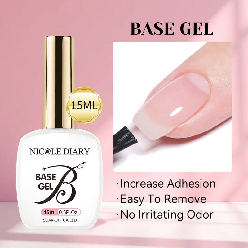 Base Gel 15ml Base & Top Coat NICOLE DIARY 