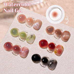 Watercolor Nail Gel 15ml Gel Nail Polish NICOLE DIARY 