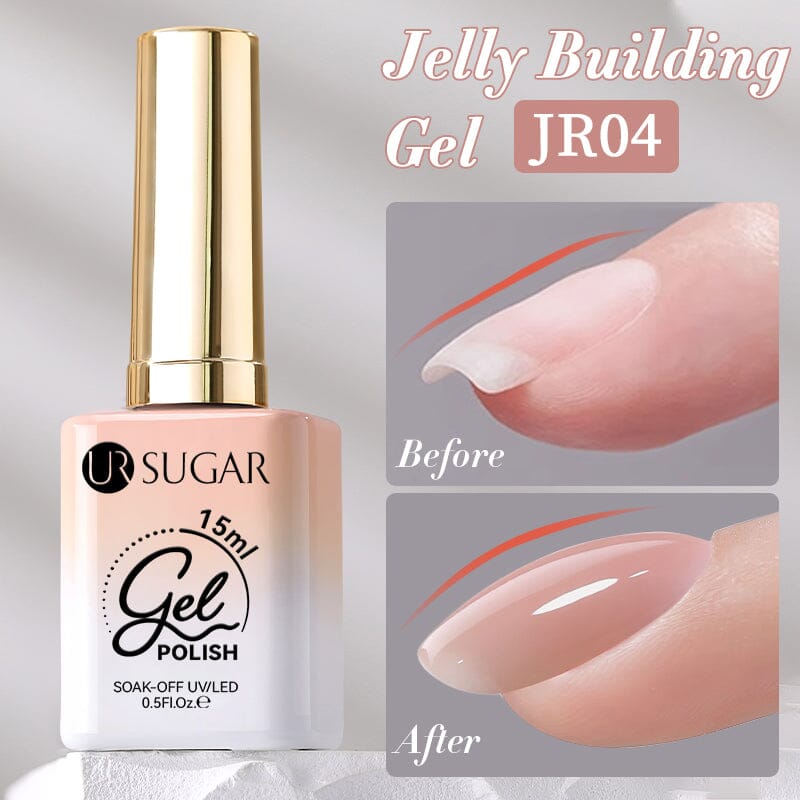4 In 1 Jelly Building Gel 15ml Base & Top Coat UR SUGAR JR04 